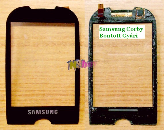 Bontott érintőplexi, Touchpad: Samsung S3650 Corby